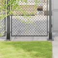 vidaXL podstavce stĺpikov štvorcové 4 ks Antracit 61x61 mm