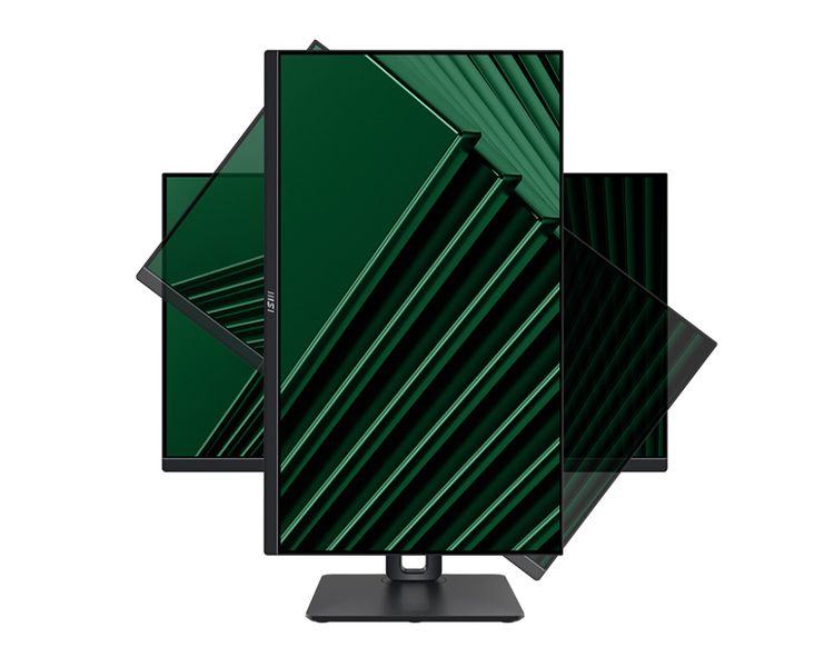 MSI Pro/MP245PG/23,8"/IPS/FHD/100Hz/1ms/Černá/3R Monitor, 23,8" IPS Full HD, 100Hz, Adaptive-Sync, výškove nastavitelný stojan, otácení, Eye-Q Check, 102% sRGB