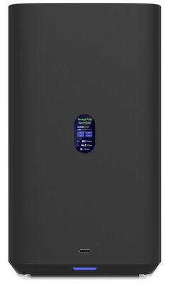 Ubiquiti UniFi UNAS 4 B - NAS server, 4x 3,5" slot HDD, 2x M.2 NVMe SSD slot, RAID, 2.5GbE, 5Gbps USB-C, PoE+++, čierny