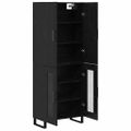 vidaXL Highboard 2 ks Čierny dub 69,5 x 34 x 180 cm