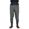 VidaXL Waist Waders s čižmami tmavozelená veľkosť 46