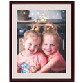 vidaXL Fotorámiky na stenu , koláž 3 ks, tmavočervené 40x50 cm