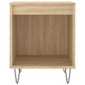 vidaXL Nočné stolíky 2 ks dub sonoma 40x35x50 cm kompozitné drevo