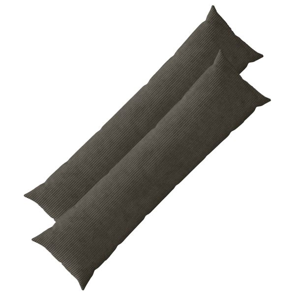vidaXL Poťah na podložku 2 pcs HEERLEN Antracitová 40 x 145 cm