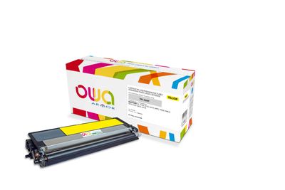 OWA Armor toner kompatibilný s Brother TN-328Y, 6000st, žltá/yellow