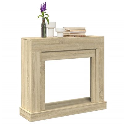 vidaXL Obloženie krbu dub sonoma 100x30x87,5 cm kompozitné drevo