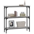 vidaXL Konzolový stolík sivý sonoma 75x22,5x75 cm kompozitné drevo