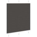 vidaXL plisovaná roleta čierna 120x100 cm Šírka látky 119,4 cm