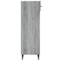 vidaXL Botník sivý dub sonoma 30x35x105 cm spracované drevo