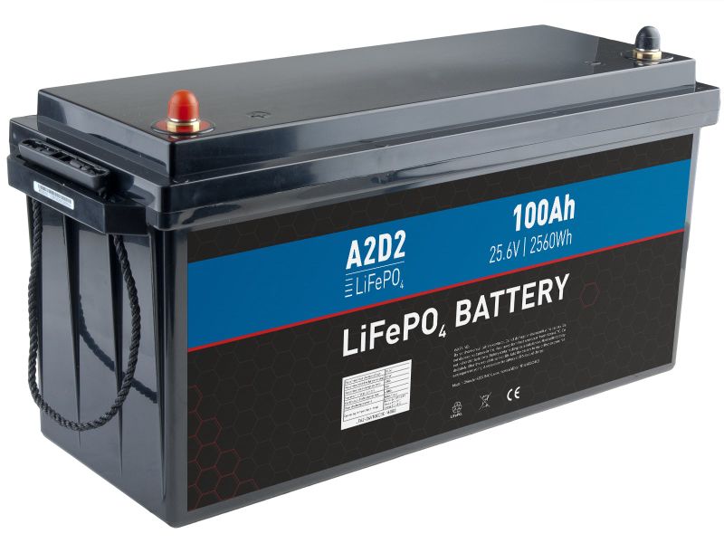 A2D2 batéria LiFePO4 25,6V 100Ah M8
