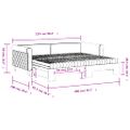 vidaXL Rozkladacia denná posteľ s matracmi tmavozelená 90x200 cm zamat