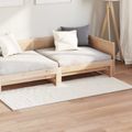 vidaXL Kusové koberce Obdĺžnikový SIROLO Krémová 200 x 80 cm Polyester