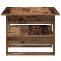 vidaXL Konferenčný stolík staré drevo 102x55x42 cm kompozitné drevo