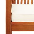 vidaXL 2-miestna záhradná lavica s vankúšmi 120 cm akáciový masív