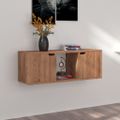 vidaXL TV skrinka, hnedý dub 88,5x27,5x30,5 cm, kompozitné drevo