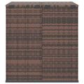 vidaXL Záhradný úložný box z polyratanu 100x97,5x104 cm hnedý