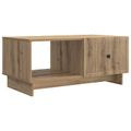 vidaXL Konferenčný stolík Dub artisan 90 x 50 x 40 cm Kompozitné drevo