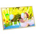 vidaXL Fotorámiky na stôl, koláž 10 ks, zlaté 10x15 cm, MDF