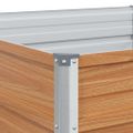 vidaXL Vyvýšený záhradný záhon Svetlohnedá 320 x 80 x 77 cm