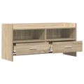 vidaXL TV skrinka 100 x 33 x 47 cm Dub sonoma Kompozitné drevo