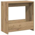 VidaXL Príručný stolík Dub Artisan 50x26x50 cm Konštruktérske drevo