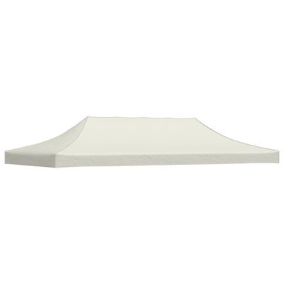 vidaXL Strecha na párty stan 3x6 m, krémová