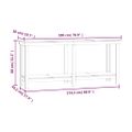 vidaXL Pracovná lavica medová 180x50x80 cm masívna borovica