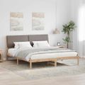 vidaXL Rám postele Hnedá a taupe 180 x 200 cm Borovicový masív