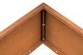 Vyvýšený záhon G21 102 x 32 x 102 cm, Corten