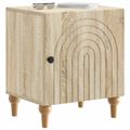 vidaXL Nočný stolík Dub sonoma 43 x 34,5 x 50 cm Kompozitné drevo