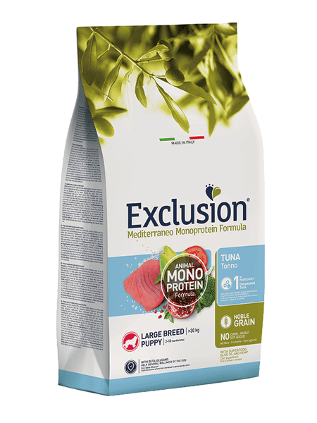 EXCLUSION NGPTL12 PUPPY LARGE granule pre šteniatka veľkých plemien - tuniak, 12kg