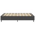 vidaXL Rám na boxspring posteľ, sivý, látka 180x200 cm