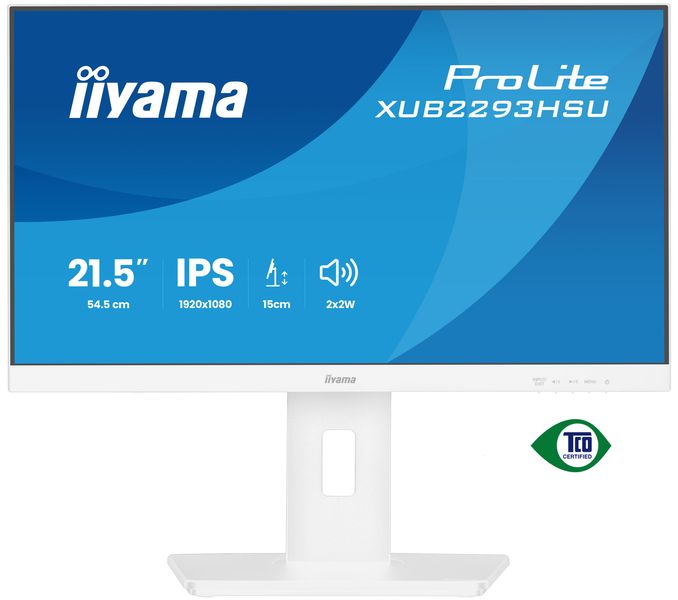 iiyama ProLite/XUB2293HSU-W7/21,5''/IPS/FHD/100Hz/1ms/Biela/3R