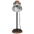vidaXL Stolová lampa 25 W starožitná strieborná 18x18x60 cm E27
