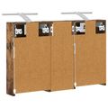 vidaXL Set kabinetov do kúpeľne 3 ks 80 x 10,5 x 50 cm