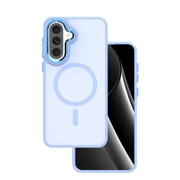 Magnetický obal Frozen pre Samsung Galaxy A37 5G svetlomodrý