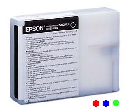 EPSON - atramentová cartridge červená pre TM-J2100