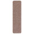 vidaXL Protišmykové schodové rohože 15 ks 75 x 20 cm Svetlohnedá PP