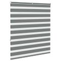 vidaXL Zebra roleta tmavošedá 120x150 cm šírka látky 115,9cm polyester