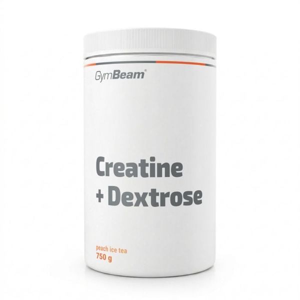 Kreatín + Dextróza - GymBeam, broskyňa ľadový čaj