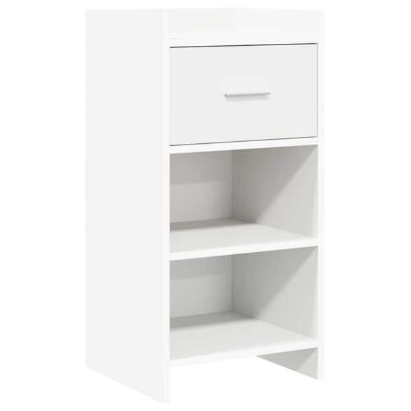 vidaXL Servírovacia skriňa Biela 40 x 36 x 80 cm Kompozitné drevo