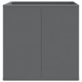 vidaXL skladacie úložné boxy 4 ks sivá 32x32x32 cm Netkaná textília