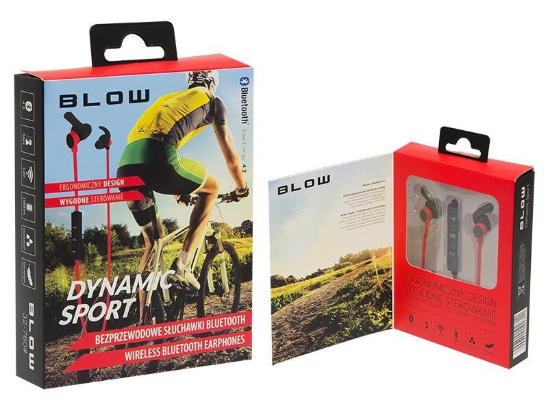 BLOW Slúchadlá DYNAMIC Bluetooth 4.2, čierna BLOW Sluchátka DYNAMIC Bluetooth 4.2, čierna