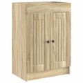 vidaXL Kúpeľňová skrinka pod umývadlo Dub sonoma 78,5 x 37,5 x 81 cm