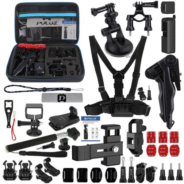Príslušenstvo Puluz Ultimate Combo Kits pre športové kamery (vrátane Osmo Action 5 Pro, Ace Pro 2) 43 v 1