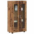 vidaXL Servírovacia skriňa FLORIN 55,5 x 29 x 100 cm Staré drevo