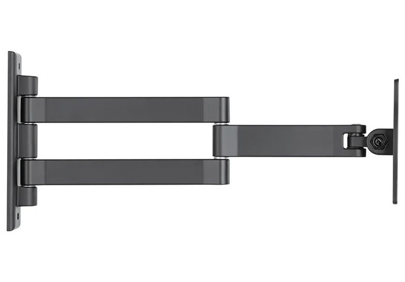 Neomounts FPMA-W830BLACK/Držák displeje/na stěnu/10-27"/sklopný/3 čepy/VESA 100X100/nosn. 12kg/černý Držák, VESA, nástenný, pro LCD a TV, úhloprícka 10"-27", náklon 140°, otácení 180°, nosnost 12kg, cerný