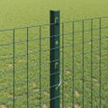 vidaXL Zvarené pletivo s podperami 10 x 1,2 m PVC potiahnutá oceľ