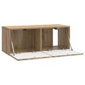 vidaXL Nástenná TV skrinka 78,5 x 31 x 30 cm Dub artisan