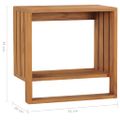 vidaXL Nástenný vešiak na uteráky 35x20x35 cm tíkový masív